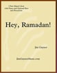 Hey, Ramadan! Three-Part Mixed choral sheet music cover